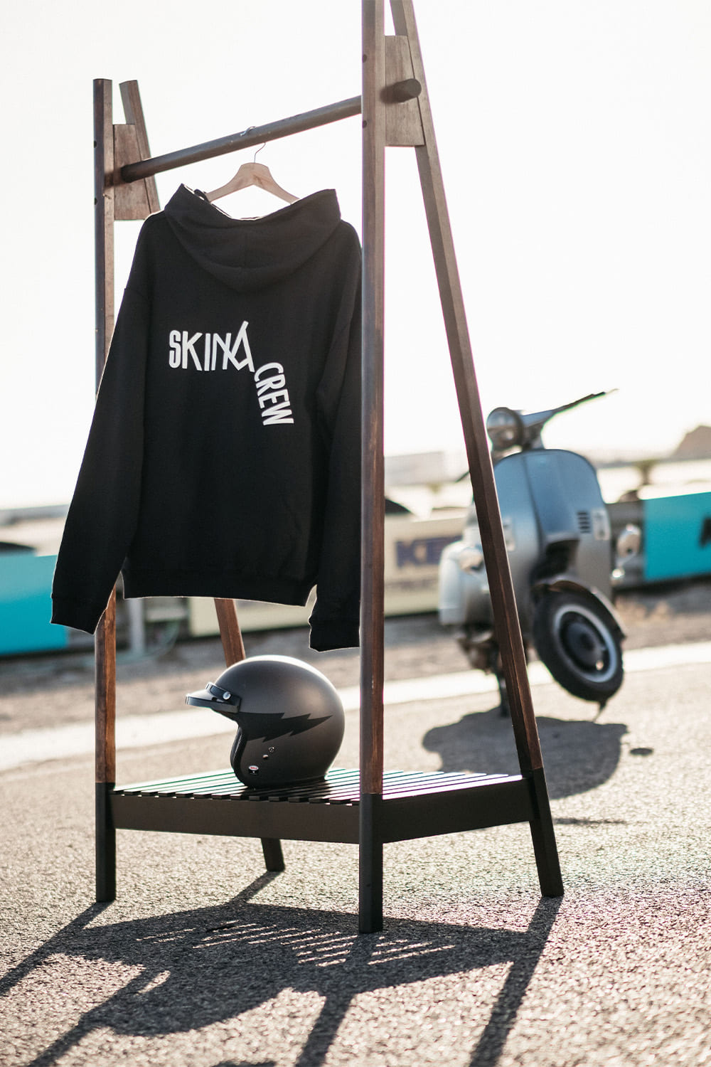 FOAM HOODIE BLACK